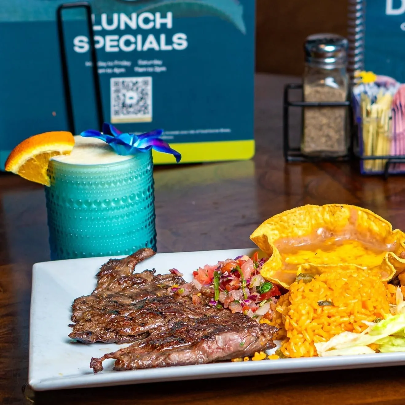 Carne Asada at Azul Tequila Arcadia FL.